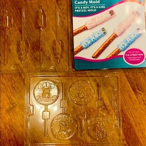 Set of 3 Baby/ Baby Shower Chocolate Molds